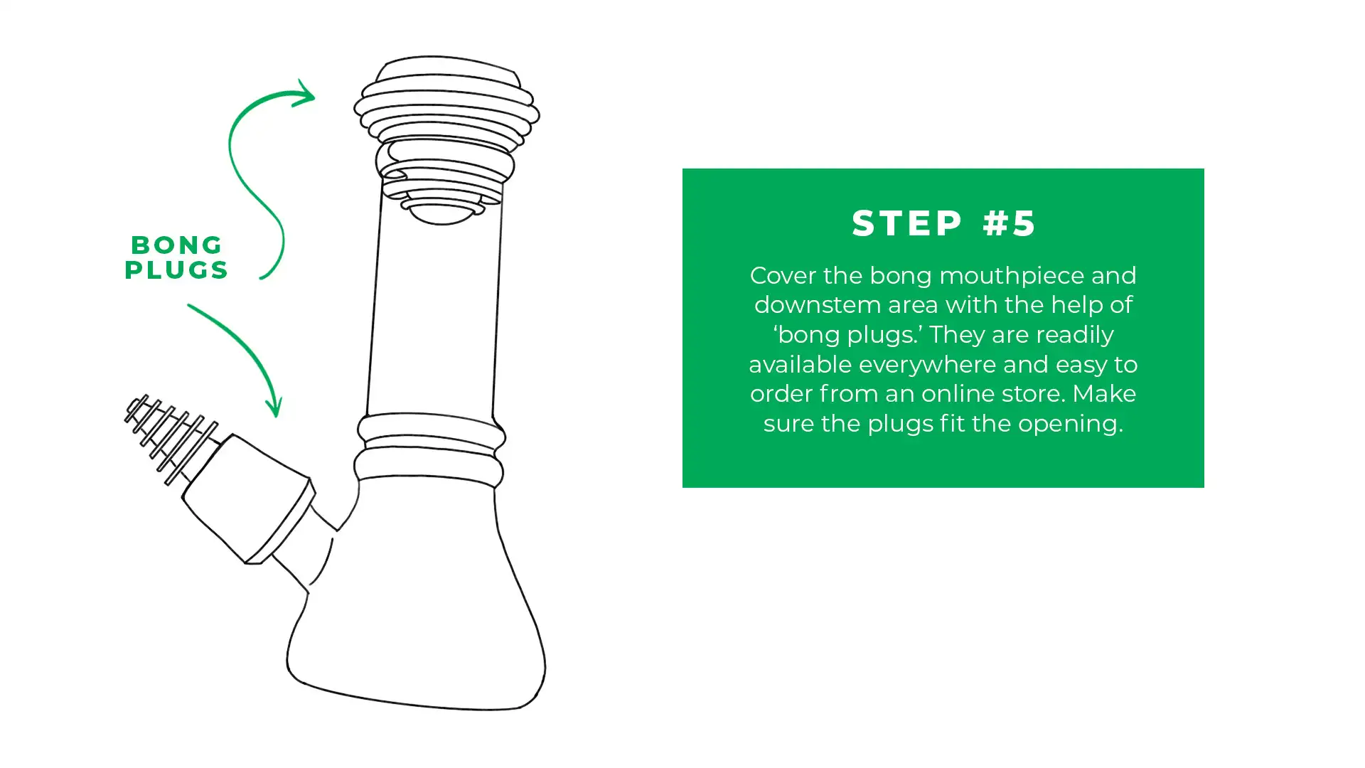 Step 5 of How to Clean a Bong