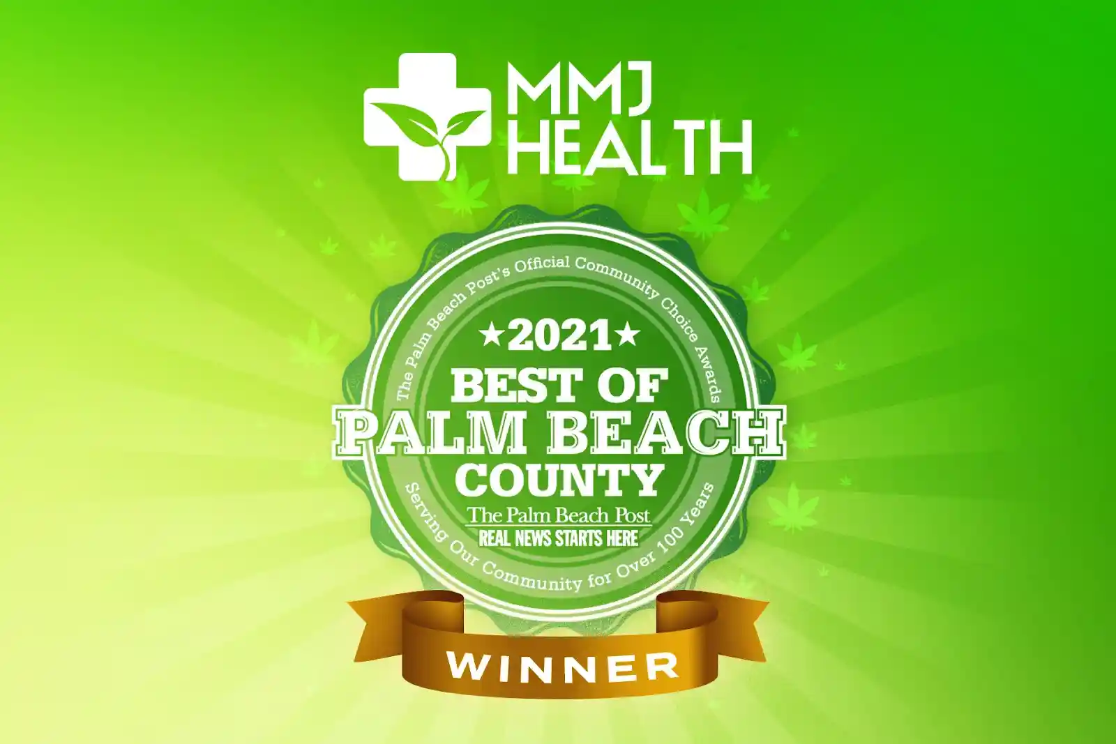 MMJ Health 2021 Best of Palm Beach County winner