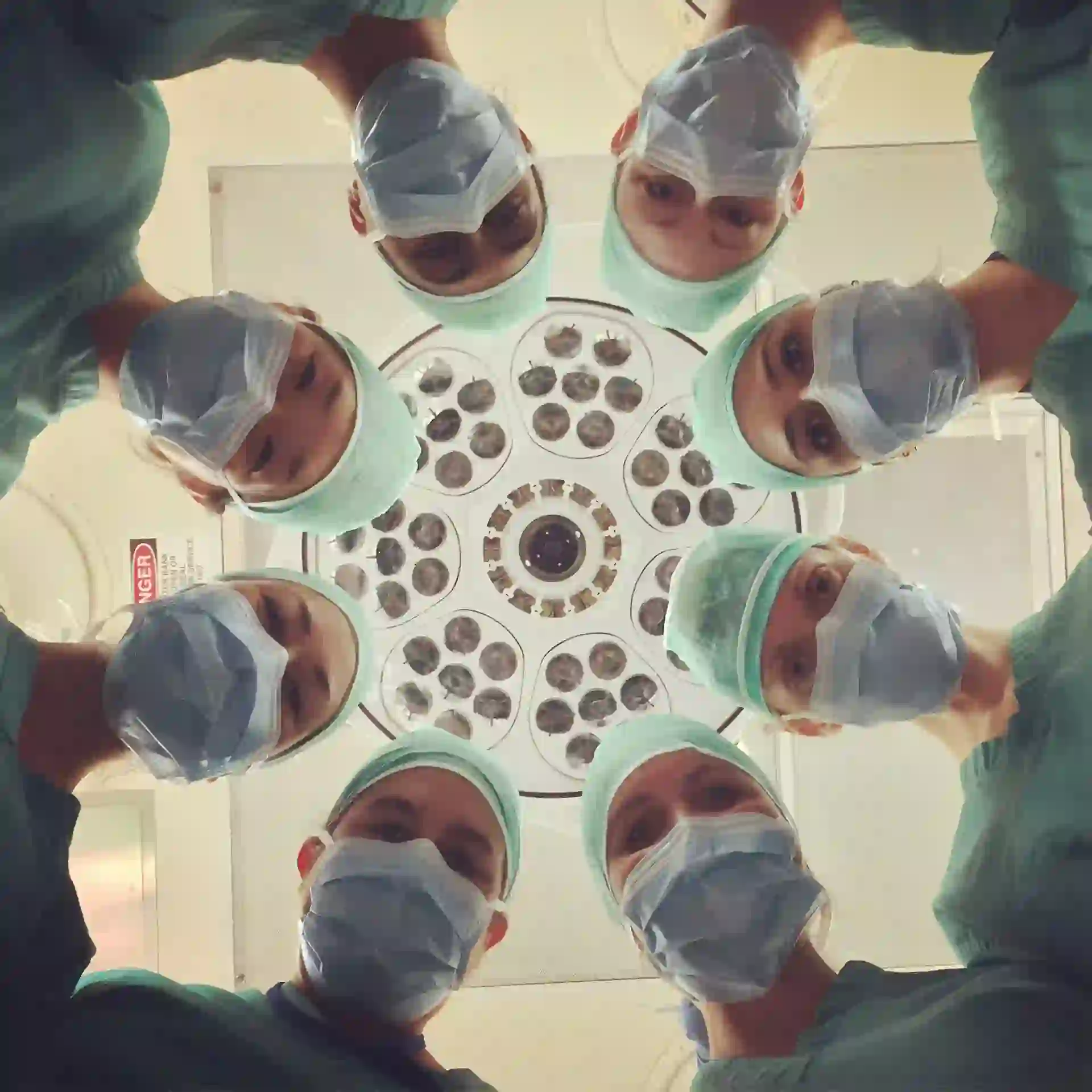 Doctors in an operation room