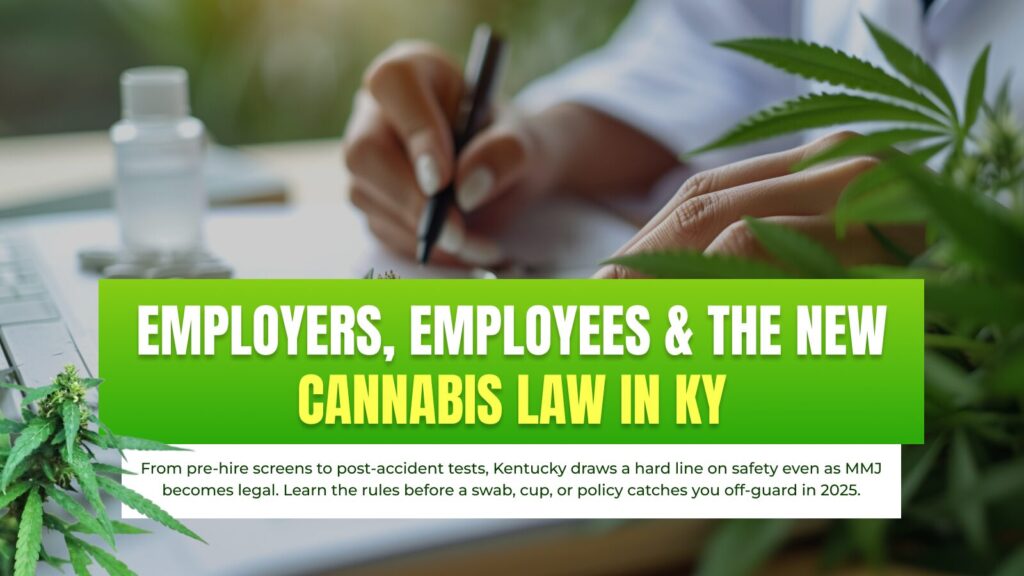 Understanding SB47, employer rights, ADA protections, and what Kentucky’s new medical marijuana laws mean for workers.